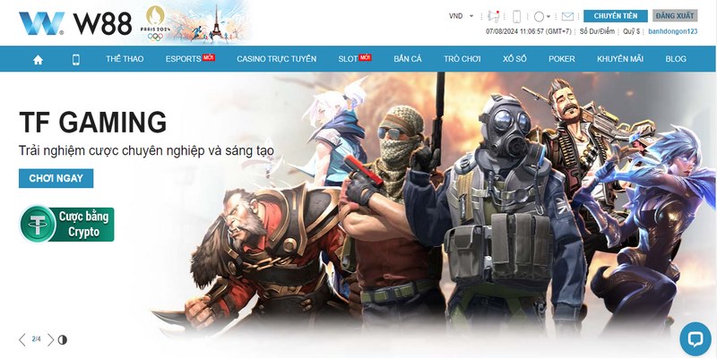 W88 Esports: Sảnh game trực tuyến thu hút nhiều game thủ 2  Cá độ W88 Esports đang là sảnh game gây sốt trên thị trường giải trí trực tuyến